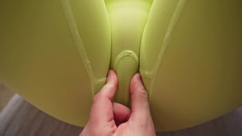 Rubbing my perfect wet pussy in wet leggings