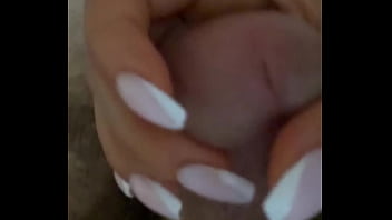 Monika fox blowjob and handjob very small cock and lets him cum