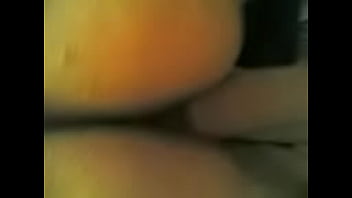 Hairy girl have sex from behind