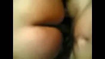 Hairy girl have sex from behind