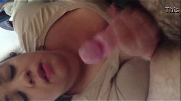 My step cousin sucking my dick when i was alone in home