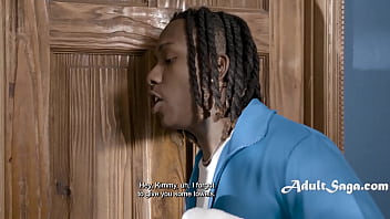 Asian cheerleader caught masturbaing in shower & joined by bbc kimmy kimm mighty dee