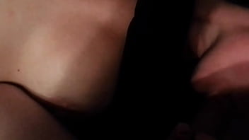 Playing with my cock in her mouth Playing with my cock in her mouth