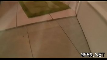 Sweet darling gets her pussy pounded hard by two fellows