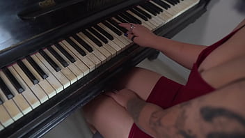 She's better with a dick than with a piano