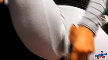 Lollipop insertion big cameltoe wet pussy latin teen