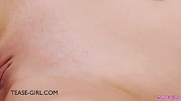 Pretty teen model naked close up