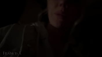 Blonde friend sucks my cock in the elevator and gets fucked hard in the hotel room