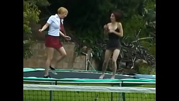 Two barely legal sluts fuck a stranger