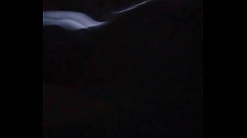 Emily fucks dildo almost caught