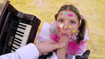 Student ballet dancer bondage tied up teased foreplay bdsm ropes