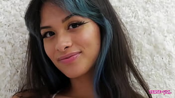 Super sexy brunette student cheerleader