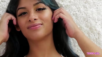 Super sexy brunette student cheerleader