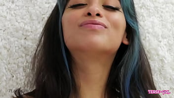 Super sexy brunette student cheerleader