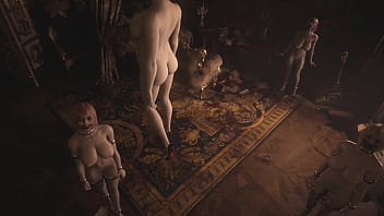 Re8 village dimitrescu daughters cutscene