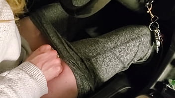 Milf had vibrator in her & drove while i played