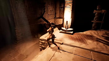 Lara conducts an investigation in a temple forgotten by humanity hentai game