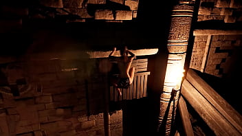 Lara conducts an investigation in a temple forgotten by humanity hentai game