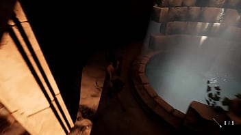 Lara conducts an investigation in a temple forgotten by humanity hentai game