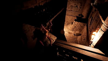 Lara conducts an investigation in a temple forgotten by humanity hentai game