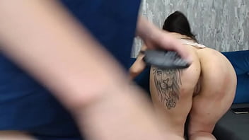 Stepmom and stepdaughter sucking balls