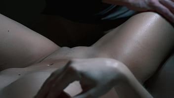 He fucks my tight pussy until he cum on my belly