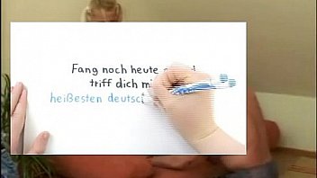 Blonde teen babe and mature man