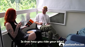 Redhead rides me like a pro