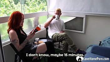 Redhead rides me like a pro