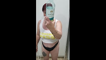 Kiwi milf pisses into bottle then pours it all over herself got to view trailer