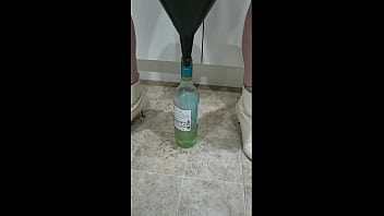 Kiwi milf pisses into bottle then pours it all over herself got to view trailer