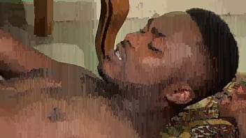 Mon voisin mets son doigt dans mon cul et et me pénètre la chatte et fini par son sperme crémeux sur ma chatte poilue