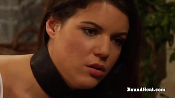 Sexy Curvy Big Butt Lesbian Slave Moaning From Whip And Domination With Mistress thumbnail