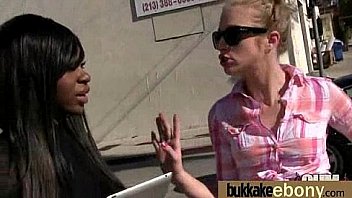 Interracial groups sex with black chick and white dudes 17