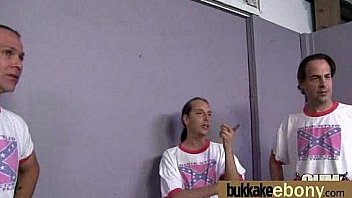 Interracial groups sex with black chick and white dudes 17