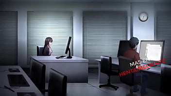 La tetona de mi superior quiere que la coja