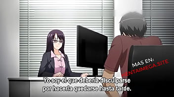 La tetona de mi superior quiere que la coja