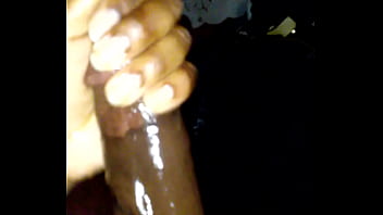 Slow stroke for her pleasure