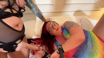 Dominate milfs sabien demonia and mistress kora bell spit roast pawg sub slut savanna star