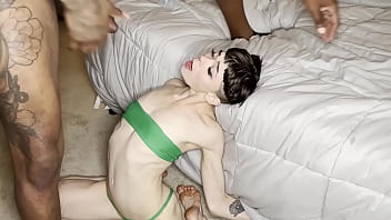Petite brunette takes bbc after club night Petite brunette takes bbc after club night