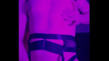 In Black And Sexy Lingerie And Cum At End thumbnail