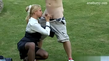 Natural tits deep throat