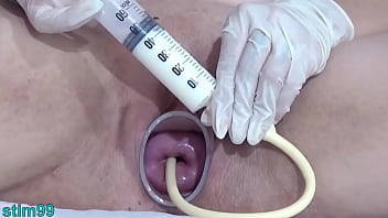 Perverse mature enlarge her cervix with penetration of catheter inflated until orgasm Perverse mature enlarge her cervix with penetration of catheter inflated until orgasm