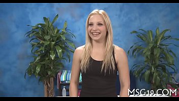 Masseuse enjoys one eyed monster insertion