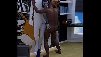 Raven getting that lovely wall ride action made by shadowyartsdirty