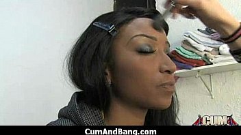 Amazing Ebony In Gangbang Interracial Fucking 6 thumbnail