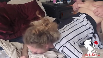 Blonde milf creampie before the big game part 2