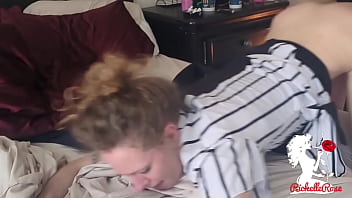 Blonde milf creampie before the big game part 2