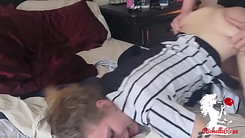 Blonde milf creampie before the big game part 2