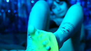 Messy foot play with cutie piie & nath